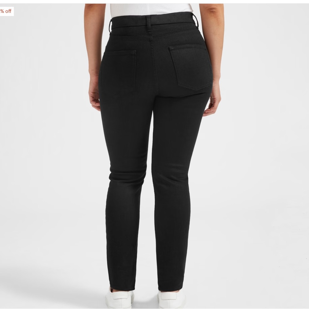 Everlane NWOT  10”Highrise Skinny Stretch Jeans in Black. 32 x 32 - Picture 2 of 9